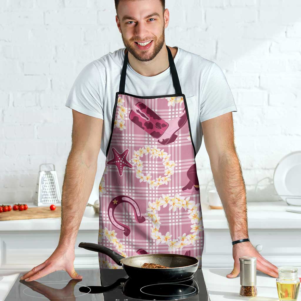 Aloha Hawaii Paniolo Lokelani Rose Palaka Apron Coastal Rodeo - Polynesian Pride