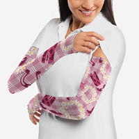 Aloha Hawaii Paniolo Lokelani Rose Palaka Arm Sleeves Coastal Rodeo - Polynesian Pride