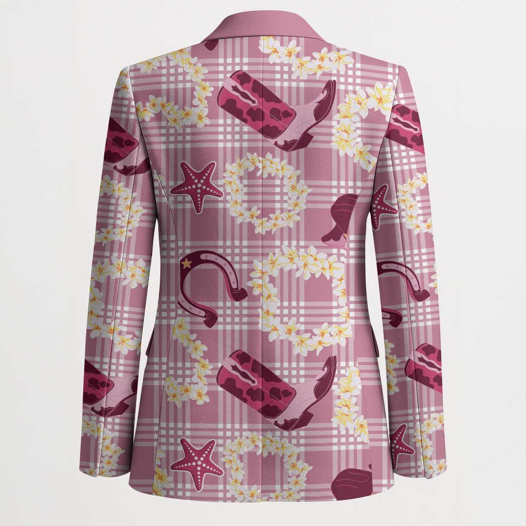 Aloha Hawaii Paniolo Lokelani Rose Palaka Blazer Coastal Rodeo - Polynesian Pride