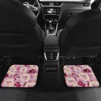 Aloha Hawaii Paniolo Lokelani Rose Palaka Car Mats Coastal Rodeo - Polynesian Pride