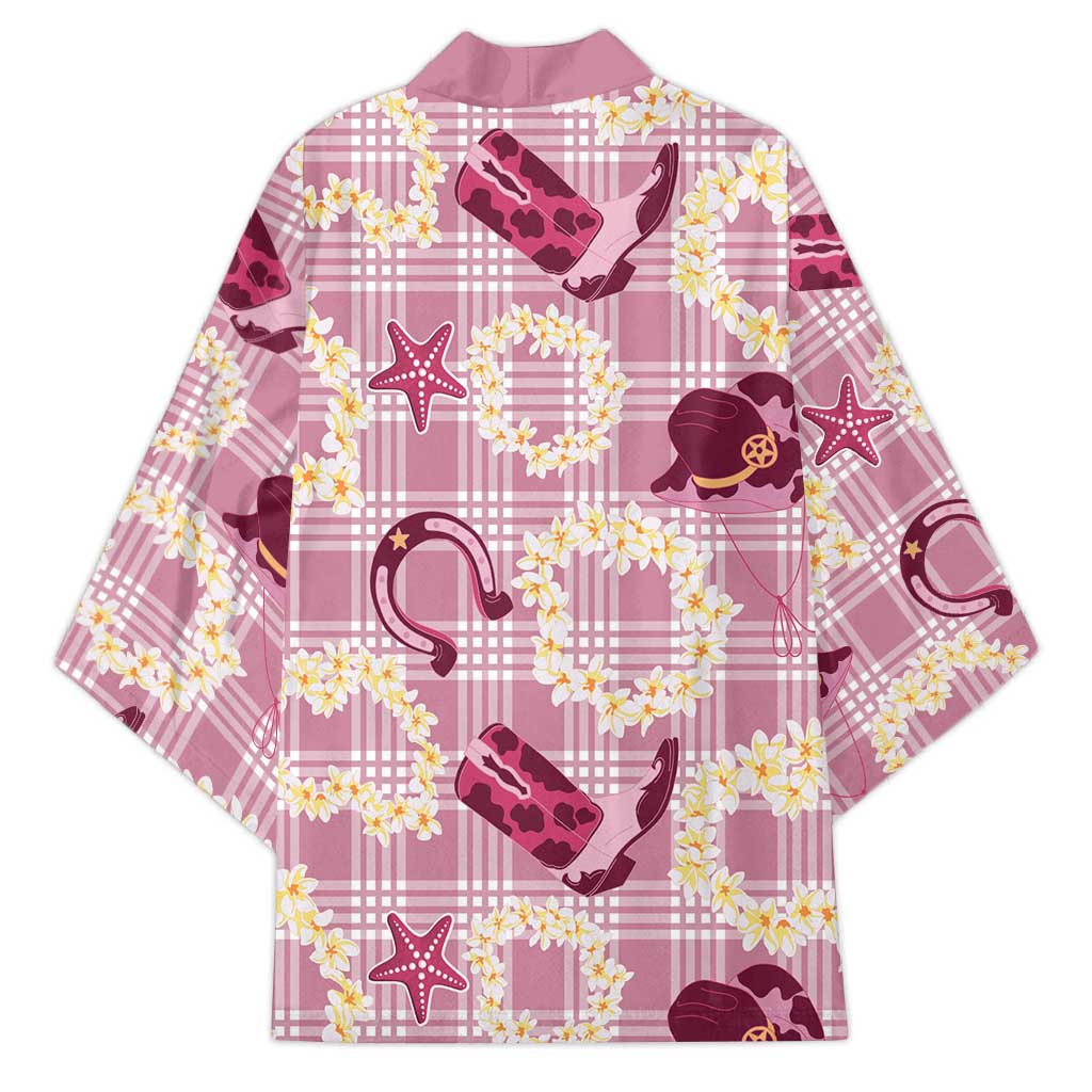 Aloha Hawaii Paniolo Lokelani Rose Palaka Kimono Coastal Rodeo - Polynesian Pride