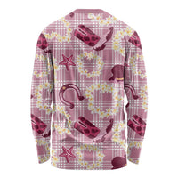 Aloha Hawaii Paniolo Lokelani Rose Palaka Long Sleeve Shirt Coastal Rodeo - Polynesian Pride