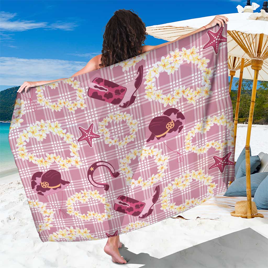 Aloha Hawaii Paniolo Lokelani Rose Palaka Sarong Coastal Rodeo - Polynesian Pride