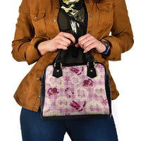 Aloha Hawaii Paniolo Lokelani Rose Palaka Shoulder Handbag Coastal Rodeo - Polynesian Pride