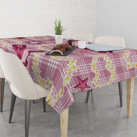 Aloha Hawaii Paniolo Lokelani Rose Palaka Tablecloth Coastal Rodeo - Polynesian Pride