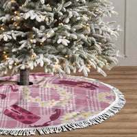 Aloha Hawaii Paniolo Lokelani Rose Palaka Tree Skirt Coastal Rodeo - Polynesian Pride
