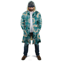 Aloha Hawaii Paniolo Teal Palaka Cloak Coastal Rodeo - Polynesian Pride