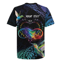 Polynesian Cancers Awareness Rugby Jersey Hummingbird - Fly High Until We Meet Again