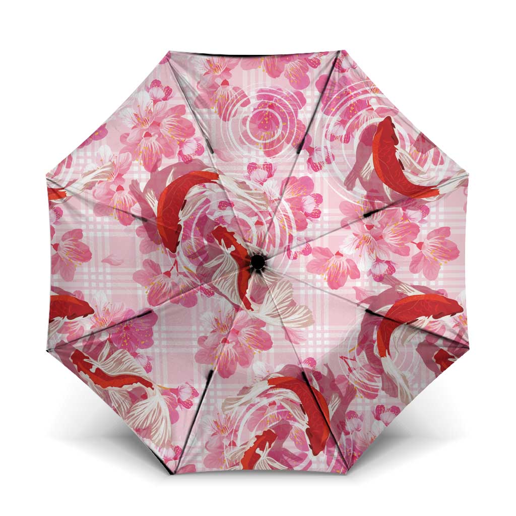 Pink Palaka Hawaii Aloha Umbrella Koi Pond Mix Sakura - Polynesian Pride