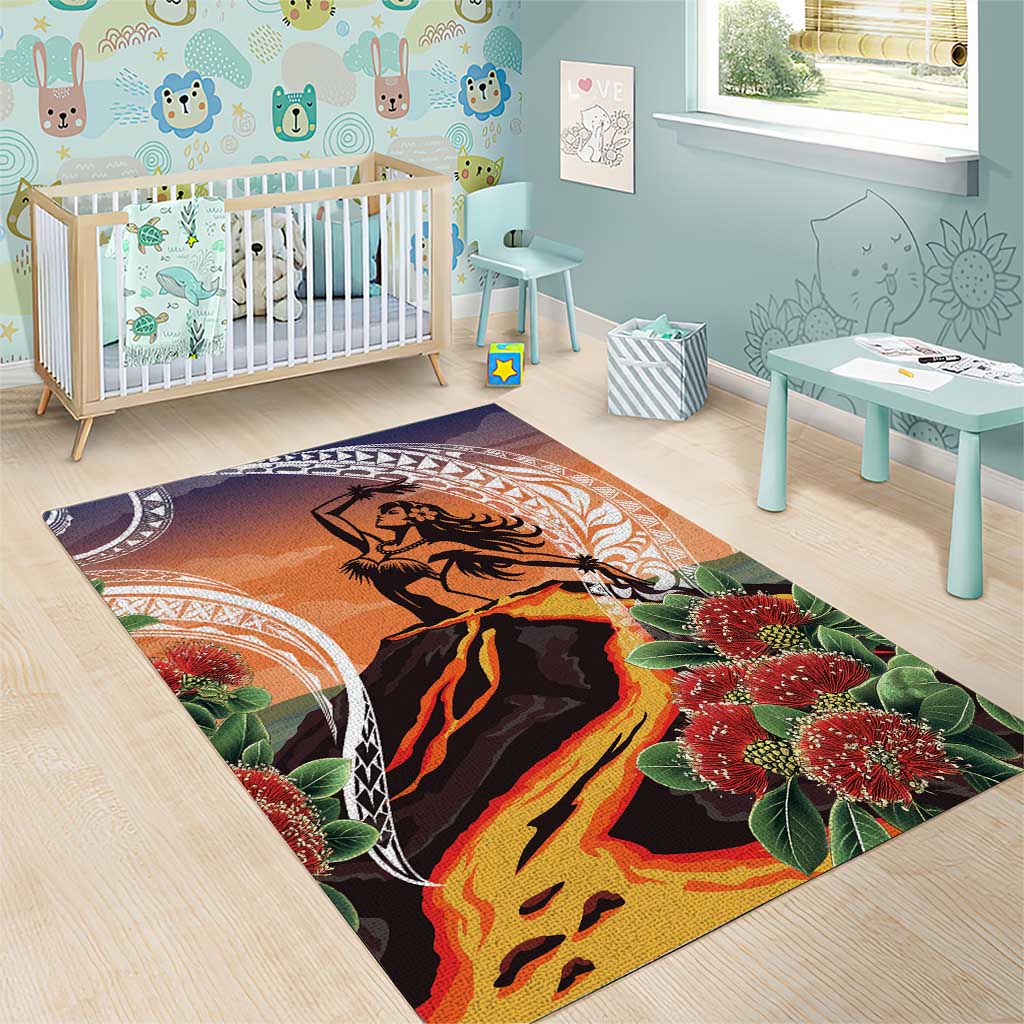 Hawaii Women's Day Tribal Area Rug Pele Honua Mea