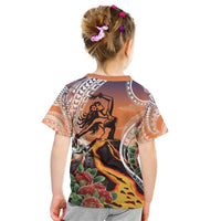 Hawaii Women's Day Tribal Kid T Shirt Pele Honua Mea LT7 - Polynesian Pride