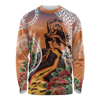 Hawaii Women's Day Tribal Long Sleeve Shirt Pele Honua Mea LT7 Unisex Art - Polynesian Pride
