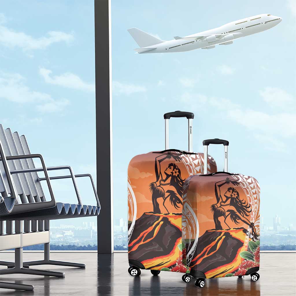 Hawaii Women's Day Tribal Luggage Cover Pele Honua Mea