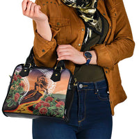 Hawaii Women's Day Tribal Shoulder Handbag Pele Honua Mea