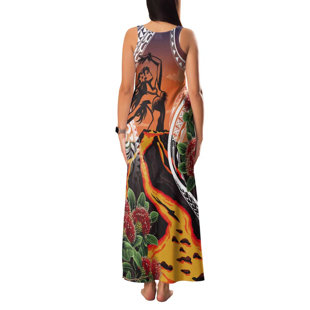 Hawaii Women's Day Tribal Tank Maxi Dress Pele Honua Mea