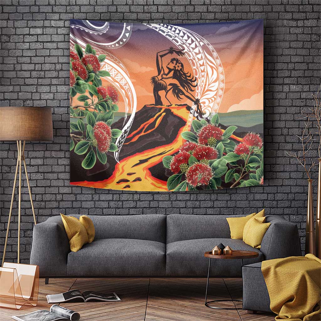 Hawaii Women's Day Tribal Tapestry Pele Honua Mea LT7 Art - Polynesian Pride