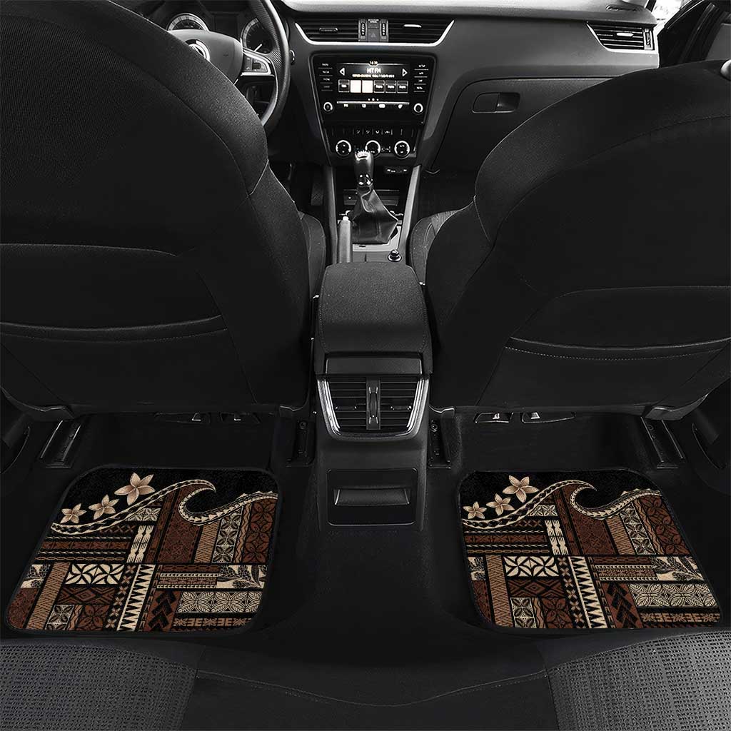 Samoa Siapo Mamanu Car Mats Waves Motifs