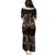 Samoa Siapo Mamanu Family Matching Puletasi and Hawaiian Shirt Waves Motifs