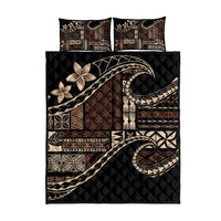 Samoa Siapo Mamanu Quilt Bed Set Waves Motifs