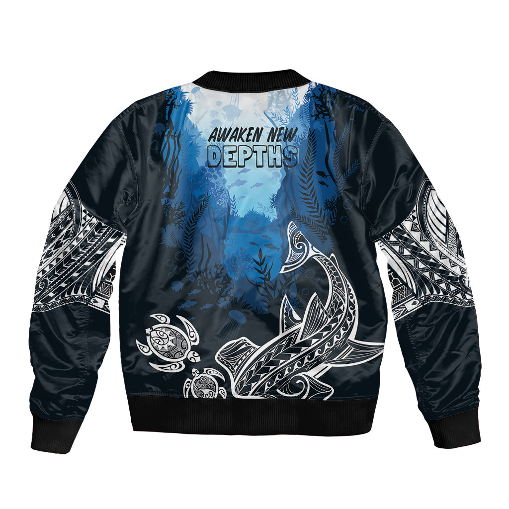 World Ocean Day Pasifika Bomber Jacket Awaken New Depths