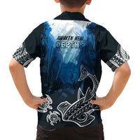World Ocean Day Pasifika Family Matching Tank Maxi Dress and Hawaiian Shirt Awaken New Depths