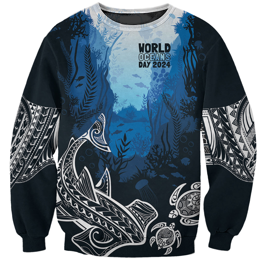 World Ocean Day Pasifika Sweatshirt Awaken New Depths