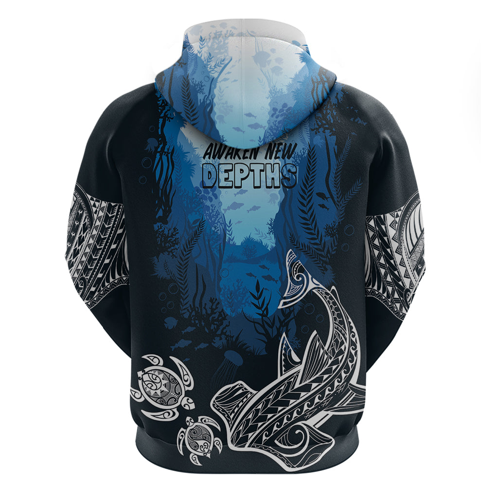 World Ocean Day Pasifika Zip Hoodie Awaken New Depths