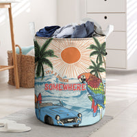 Summer Holiday It's 5 o'clock Somewhere Vintage Hawaii Laundry Basket LT7 Colorful - Polynesian Pride