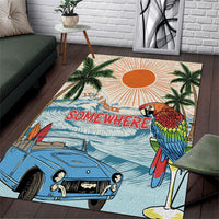 Summer Holiday It's 5 o'clock Somewhere Vintage Hawaii Area Rug LT7 Colorful - Polynesian Pride