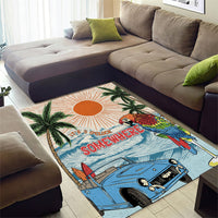 Summer Holiday It's 5 o'clock Somewhere Vintage Hawaii Area Rug LT7 - Polynesian Pride