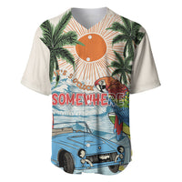 Summer Holiday It's 5 o'clock Somewhere Vintage Hawaii Baseball Jersey LT7 Colorful - Polynesian Pride