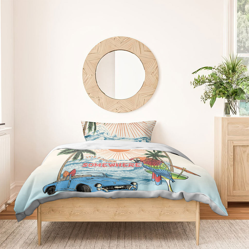 Summer Holiday It's 5 o'clock Somewhere Vintage Hawaii Bedding Set LT7 - Polynesian Pride