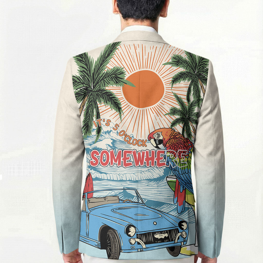 Summer Holiday It's 5 o'clock Somewhere Vintage Hawaii Blazer LT7 - Polynesian Pride