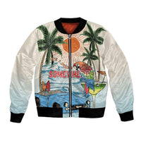 Summer Holiday It's 5 o'clock Somewhere Vintage Hawaii Bomber Jacket LT7 Unisex Colorful - Polynesian Pride