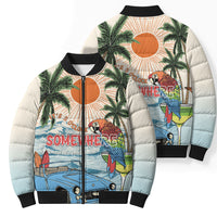 Summer Holiday It's 5 o'clock Somewhere Vintage Hawaii Bomber Puffer Jacket LT7 - Polynesian Pride