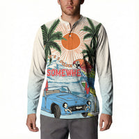 Summer Holiday It's 5 o'clock Somewhere Vintage Hawaii Button Sweatshirt LT7 - Polynesian Pride