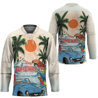 Summer Holiday It's 5 o'clock Somewhere Vintage Hawaii Hockey Jersey LT7 - Polynesian Pride