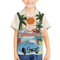 Summer Holiday It's 5 o'clock Somewhere Vintage Hawaii Kid Hawaiian Shirt LT7 Kid Colorful - Polynesian Pride