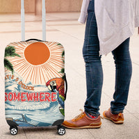 Summer Holiday It's 5 o'clock Somewhere Vintage Hawaii Luggage Cover LT7 Colorful - Polynesian Pride