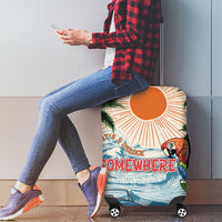 Summer Holiday It's 5 o'clock Somewhere Vintage Hawaii Luggage Cover LT7 - Polynesian Pride