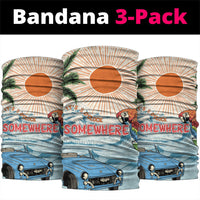 Summer Holiday It's 5 o'clock Somewhere Vintage Hawaii Neck Gaiter LT7 package One Size: 25*50cm Colorful - Polynesian Pride