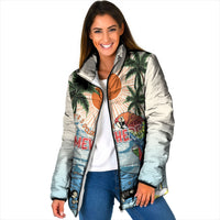 Summer Holiday It's 5 o'clock Somewhere Vintage Hawaii Padded Jacket LT7 Women Colorful - Polynesian Pride