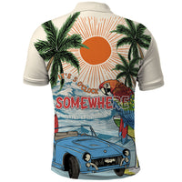Summer Holiday It's 5 o'clock Somewhere Vintage Hawaii Polo Shirt LT7 - Polynesian Pride