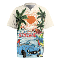 Summer Holiday It's 5 o'clock Somewhere Vintage Hawaii Rugby Jersey LT7 Colorful - Polynesian Pride