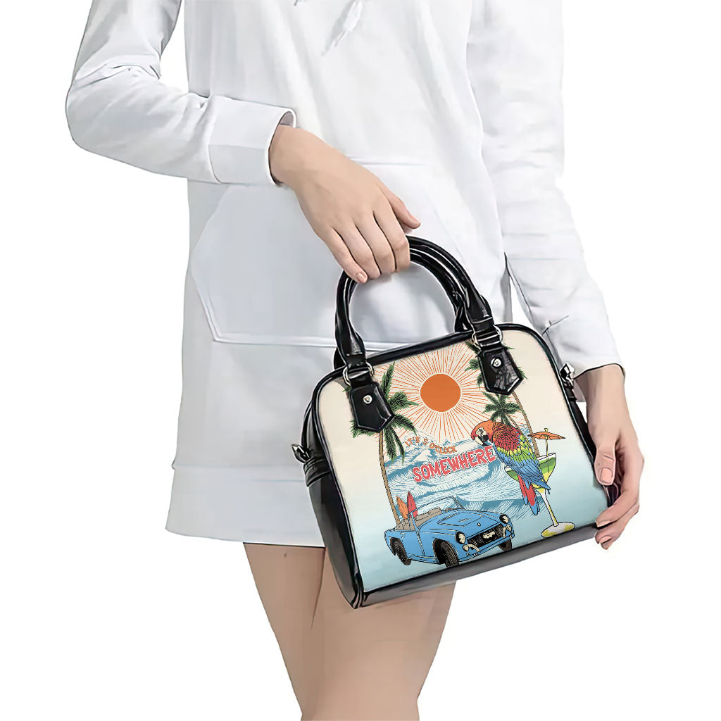 Summer Holiday It's 5 o'clock Somewhere Vintage Hawaii Shoulder Handbag LT7 - Polynesian Pride
