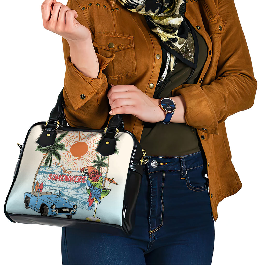 Summer Holiday It's 5 o'clock Somewhere Vintage Hawaii Shoulder Handbag LT7 - Polynesian Pride