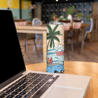 Summer Holiday It's 5 o'clock Somewhere Vintage Hawaii Skinny Tumbler LT7 - Polynesian Pride