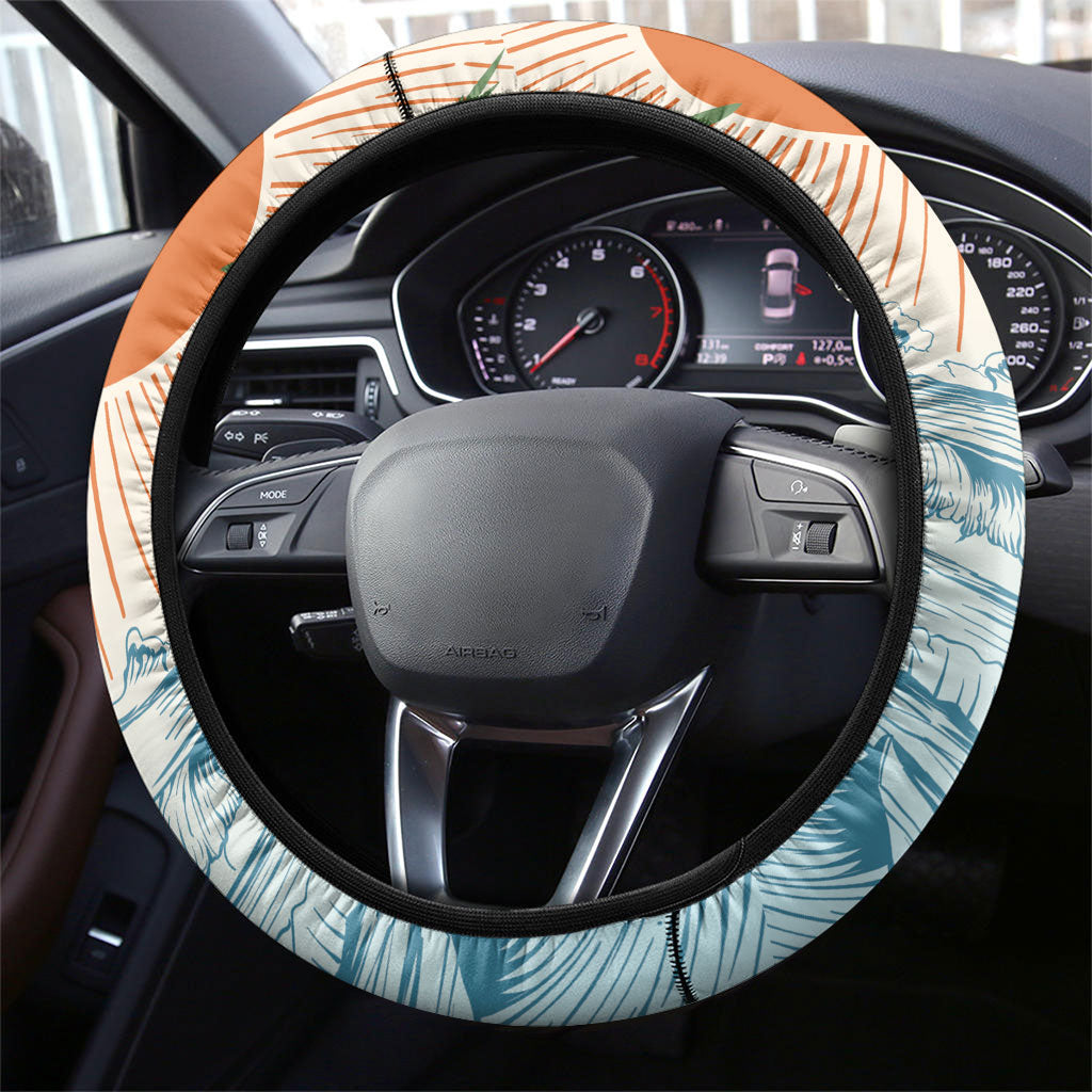 Summer Holiday It's 5 o'clock Somewhere Vintage Hawaii Steering Wheel Cover LT7 - Polynesian Pride