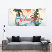 Summer Holiday It's 5 o'clock Somewhere Vintage Hawaii Tapestry LT7 - Polynesian Pride
