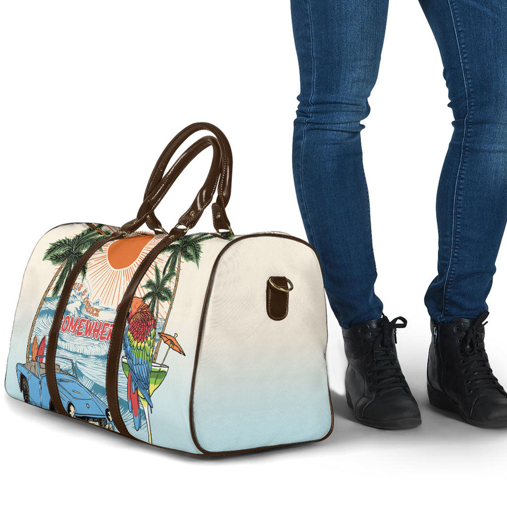 Summer Holiday It's 5 o'clock Somewhere Vintage Hawaii Travel Bag LT7 - Polynesian Pride